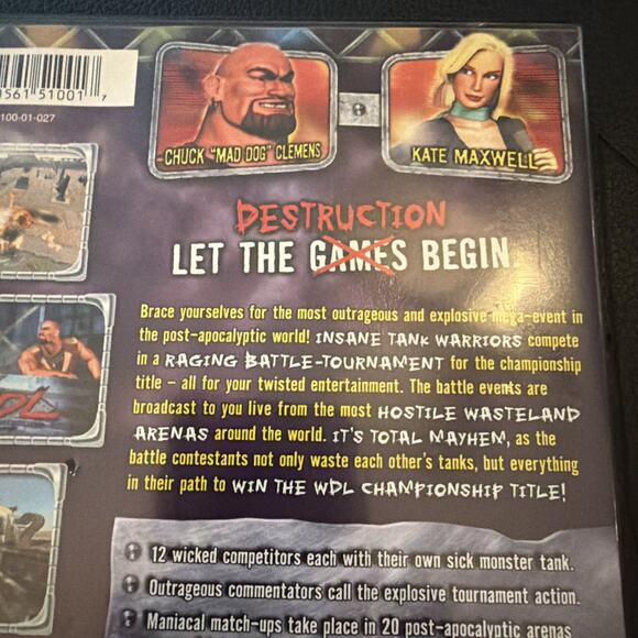 WDL World Destruction League: Thunder Tanks (PlayStation 2 PS2) Tested Complete - Picture 7 of 9